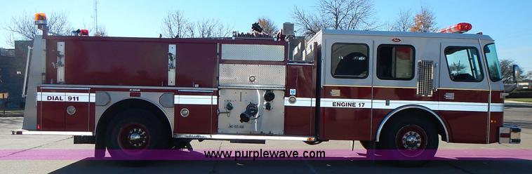 image for item J6335 1995 Emergency One fire truck