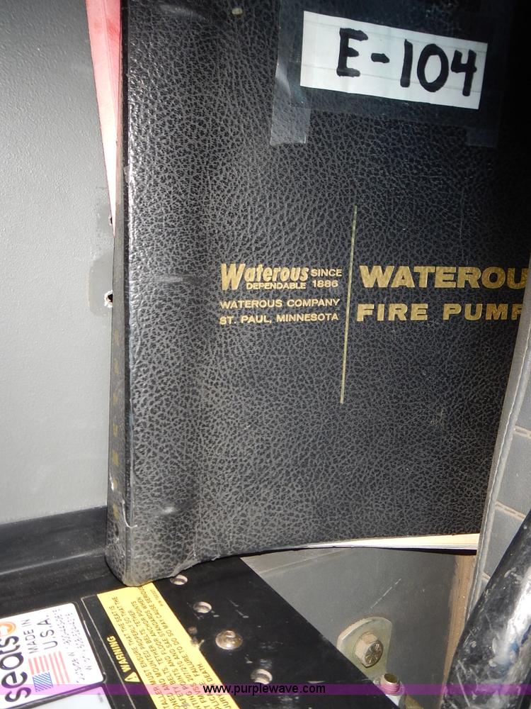 image for item J6335 1995 Emergency One fire truck