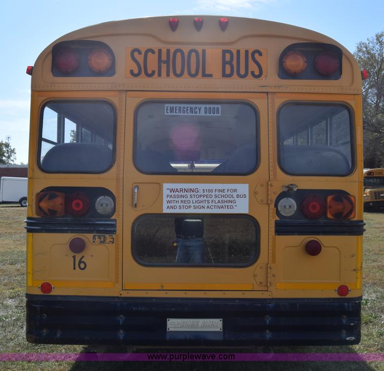 image for item J7026 1995 Chevrolet Blue Bird school bus