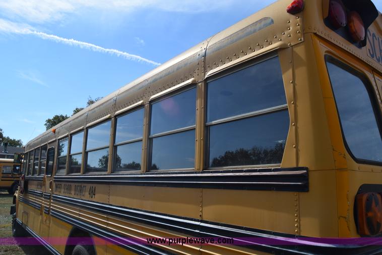 image for item J7026 1995 Chevrolet Blue Bird school bus