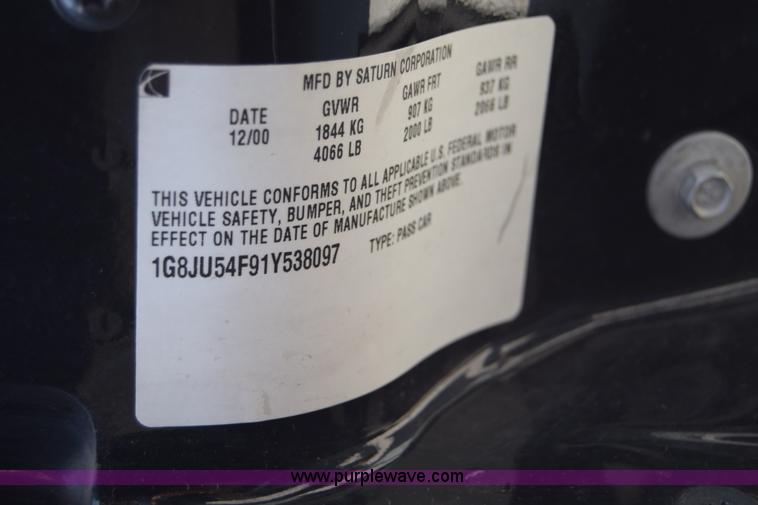 image for item J7832 2001 Saturn LS LS1