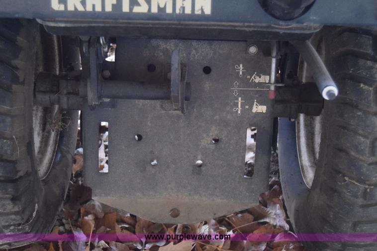 image for item K4907 Craftsman garden tractor