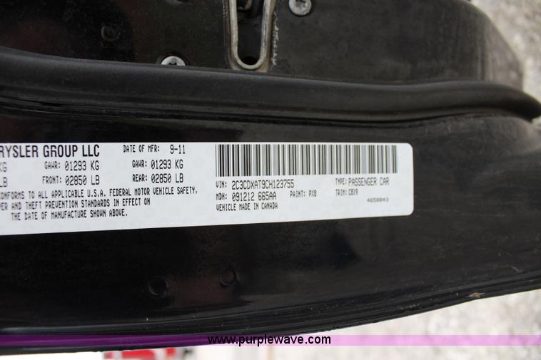 image for item L2419 2012 Dodge Charger Police