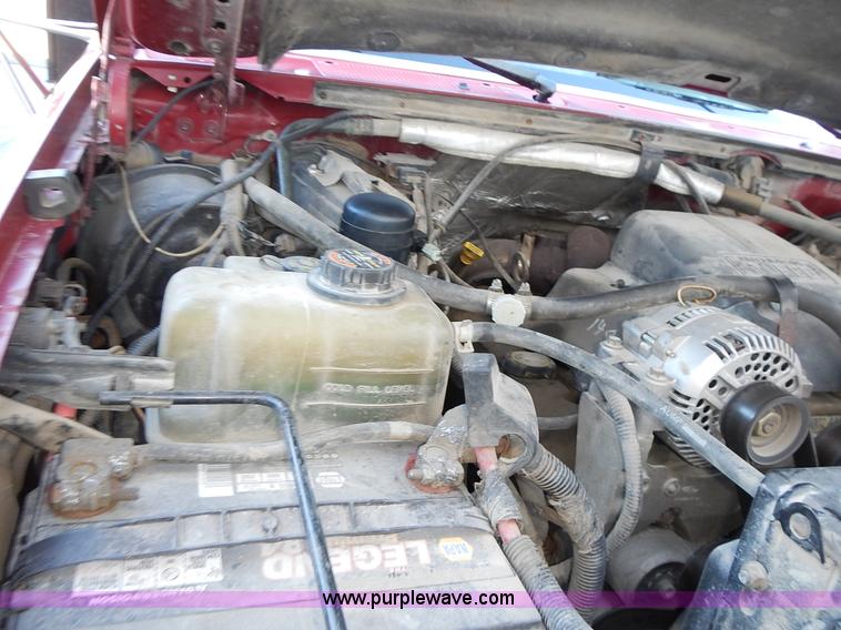 image for item L3511 1997 Ford F350 XL flatbed pickup truck with crane