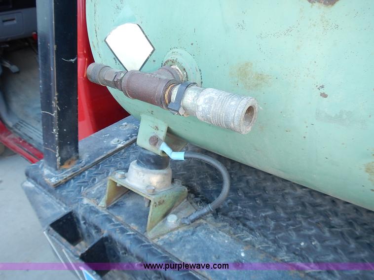 image for item L3511 1997 Ford F350 XL flatbed pickup truck with crane