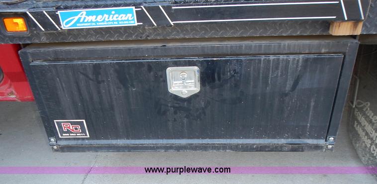 image for item L3511 1997 Ford F350 XL flatbed pickup truck with crane