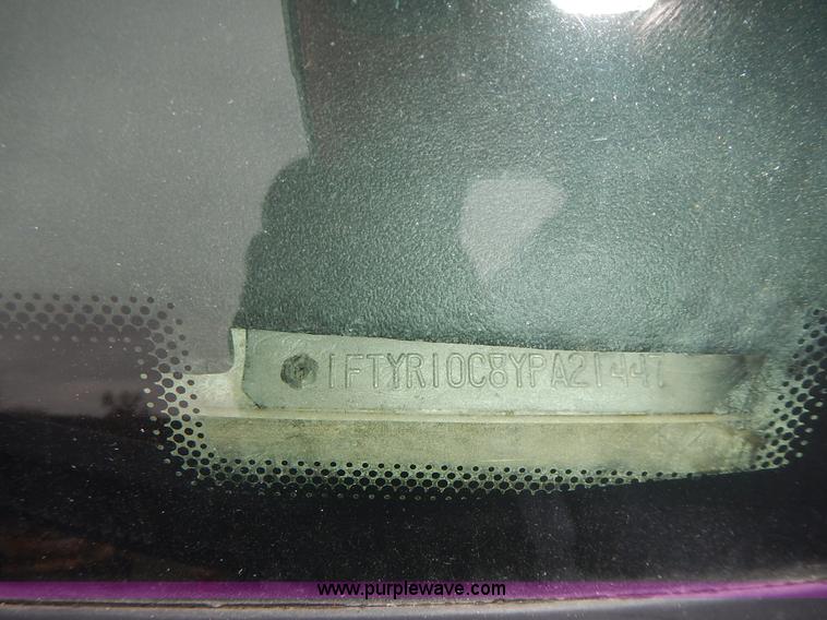 image for item L3567 2000 Ford Ranger pickup truck