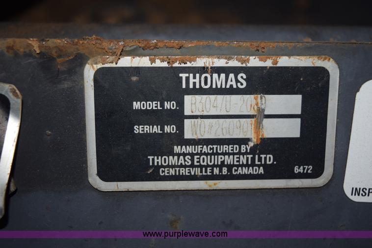 image for item K3260 Thomas B304/U-203B skid steer blade