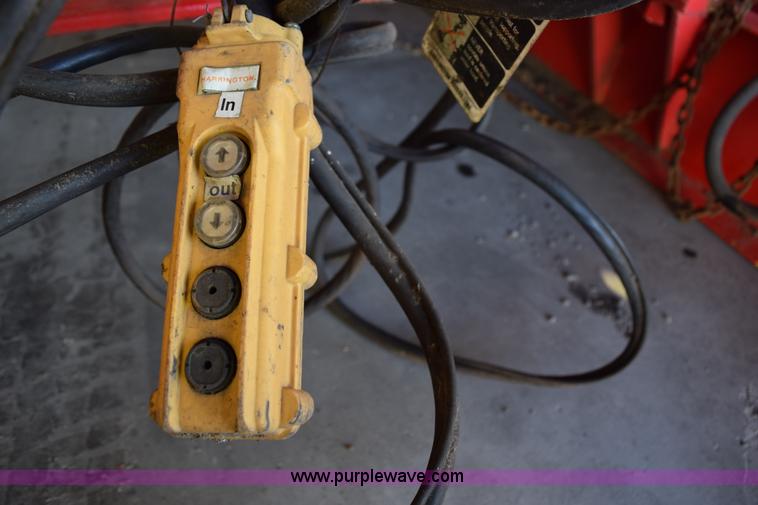 image for item K3275 Harrington crane hoist
