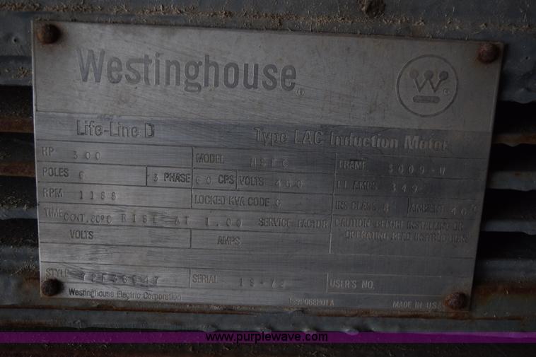 image for item K3320 Westinghouse electric motor