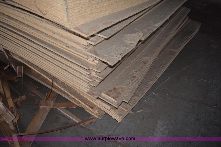 image for item K3336 Approximately 150 sheets of 8' x 8' plywood