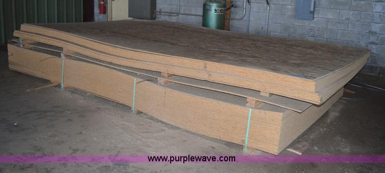 image for item K3338 Approximately 45 sheets of 8' x 16' plywood