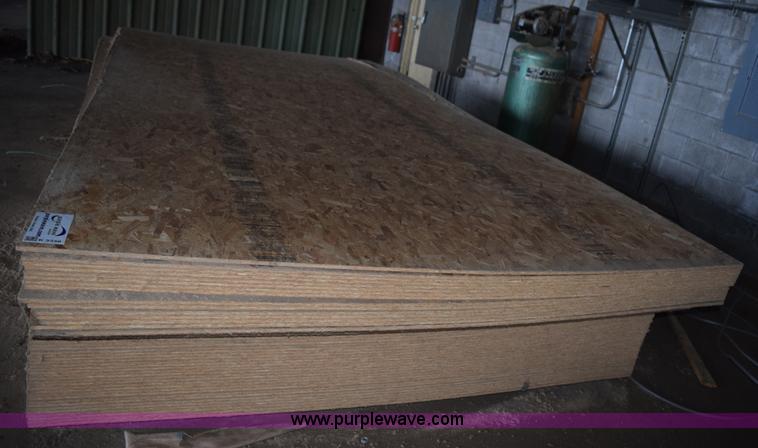 image for item K3338 Approximately 45 sheets of 8' x 16' plywood