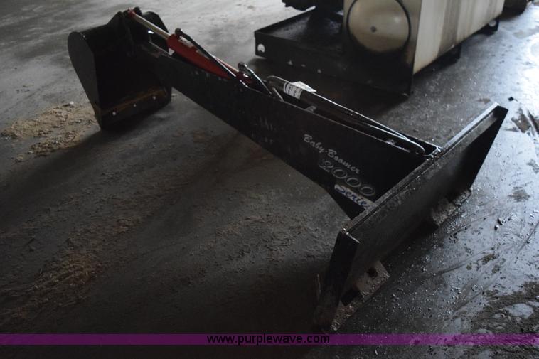 image for item K3443 Baby Boomer 2000 backhoe skid steer attachment