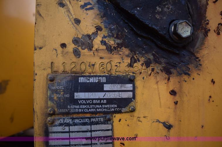 image for item K3482 1988 Volvo L120 wheel loader