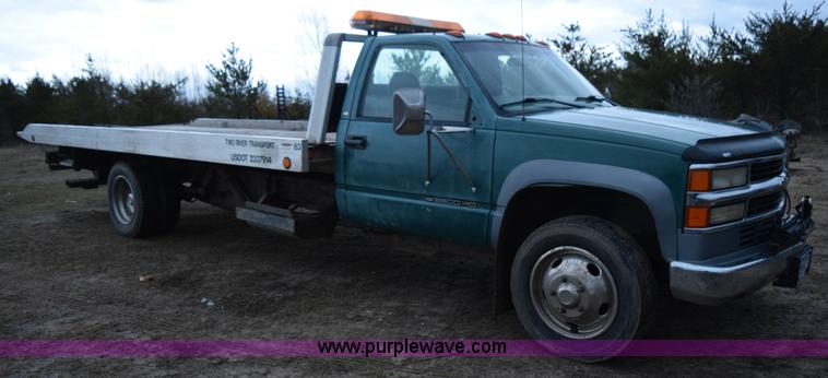image for item K3485 1998 Chevrolet 3500 rollback truck