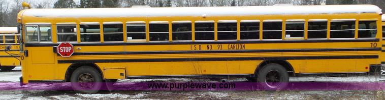 image for item L3874 1998 Blue Bird  TC2000 school bus