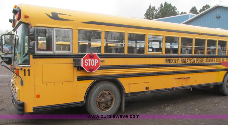 image for item L3875 2001 Blue Bird TC2000 school bus