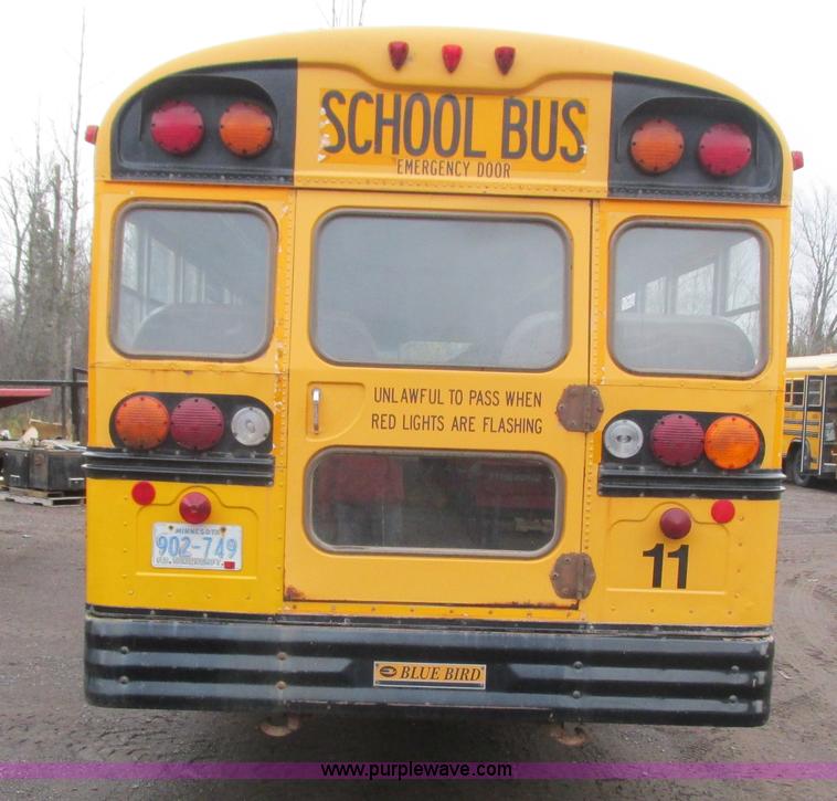 image for item L3875 2001 Blue Bird TC2000 school bus