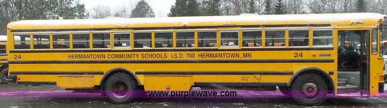 image for item L3876 1999 International American Transport Corp. school bus