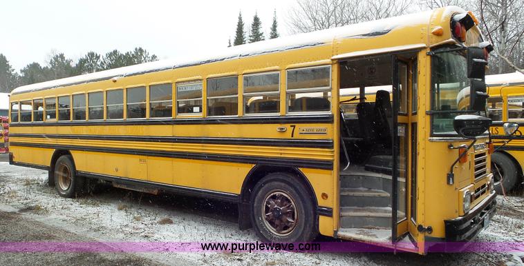 image for item L3877 1999 Blue Bird  TC2000 school bus
