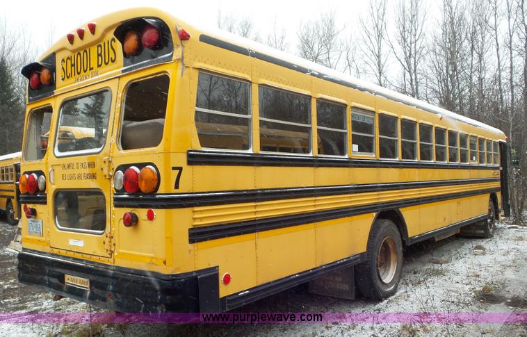 image for item L3877 1999 Blue Bird  TC2000 school bus