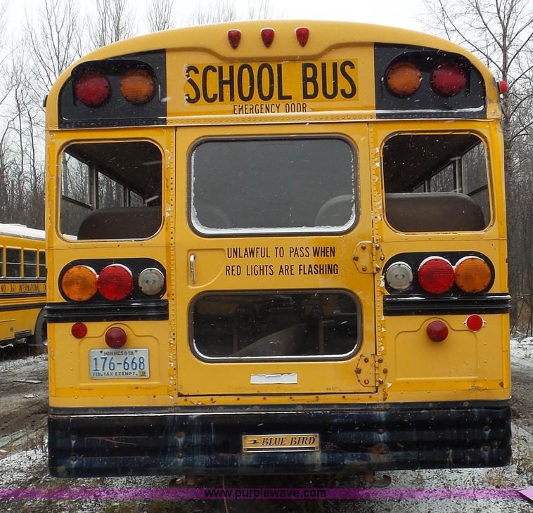 image for item L3877 1999 Blue Bird  TC2000 school bus
