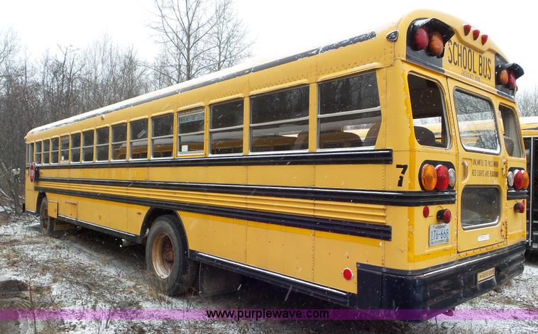 image for item L3877 1999 Blue Bird  TC2000 school bus
