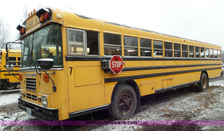 image for item L3877 1999 Blue Bird  TC2000 school bus