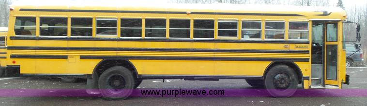 image for item L3878 2001 Blue Bird TC2000 school bus