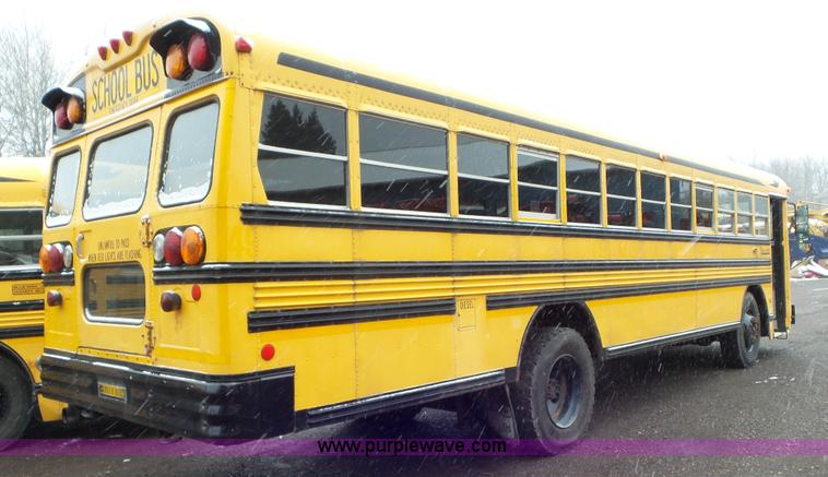 image for item L3878 2001 Blue Bird TC2000 school bus