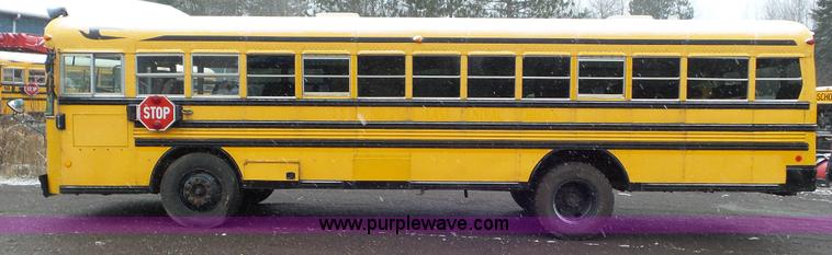 image for item L3878 2001 Blue Bird TC2000 school bus