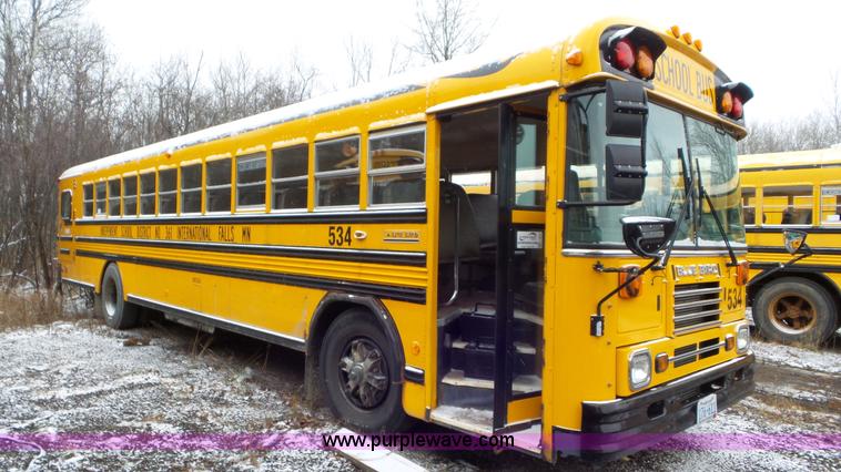 image for item L3879 1999 Blue Bird TC2000 school bus