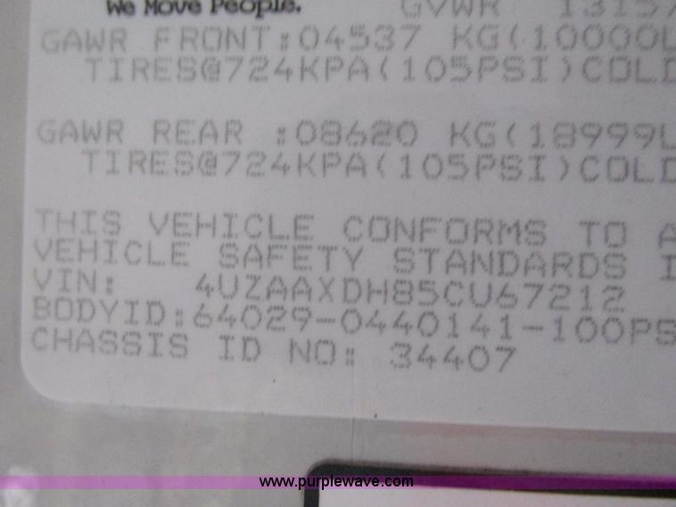 image for item L3880 2005 Freightliner FS65 school bus