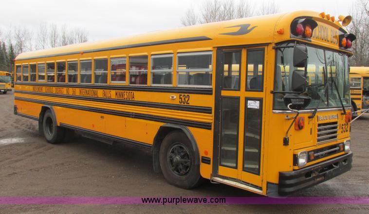 image for item L3881 1997 Blue Bird TC2000 school bus
