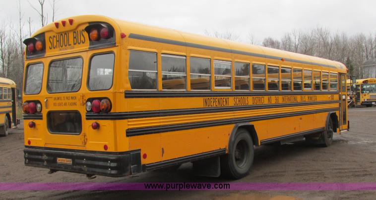 image for item L3881 1997 Blue Bird TC2000 school bus
