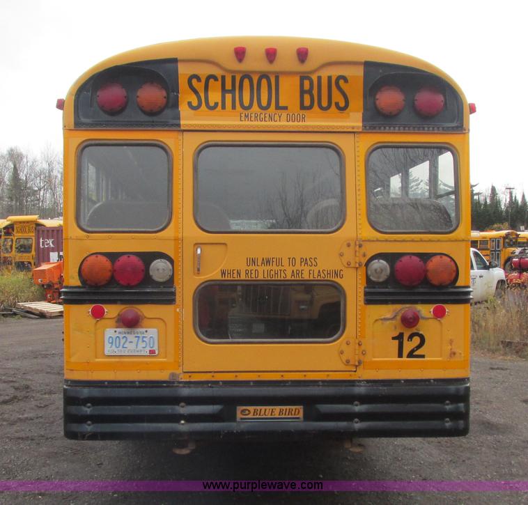 image for item L3883 2001 Blue Bird TC2000 school bus