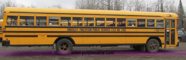 image for item L3883 2001 Blue Bird TC2000 school bus