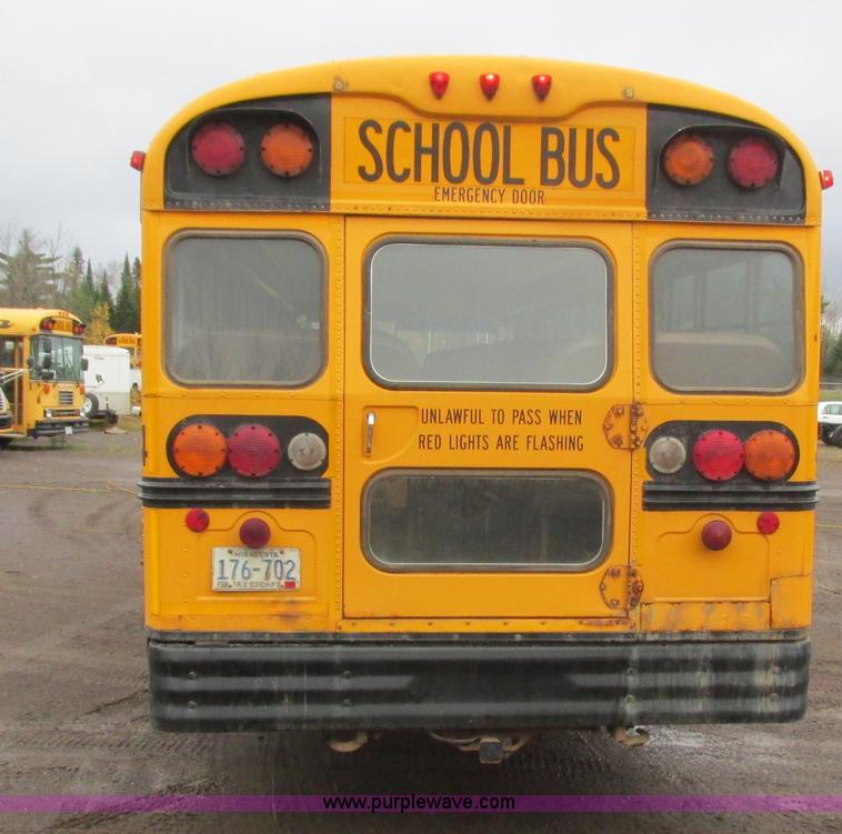 image for item L3884 1998 Blue Bird TC2000 school bus