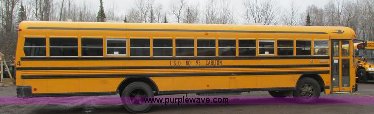 image for item L3884 1998 Blue Bird TC2000 school bus