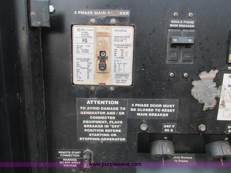 image for item L3899 2007 Terex T45I generator