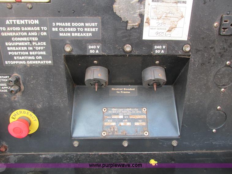 image for item L3899 2007 Terex T45I generator