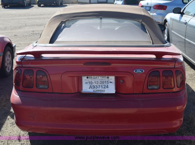 image for item K4836 1998 Ford Mustang convertible
