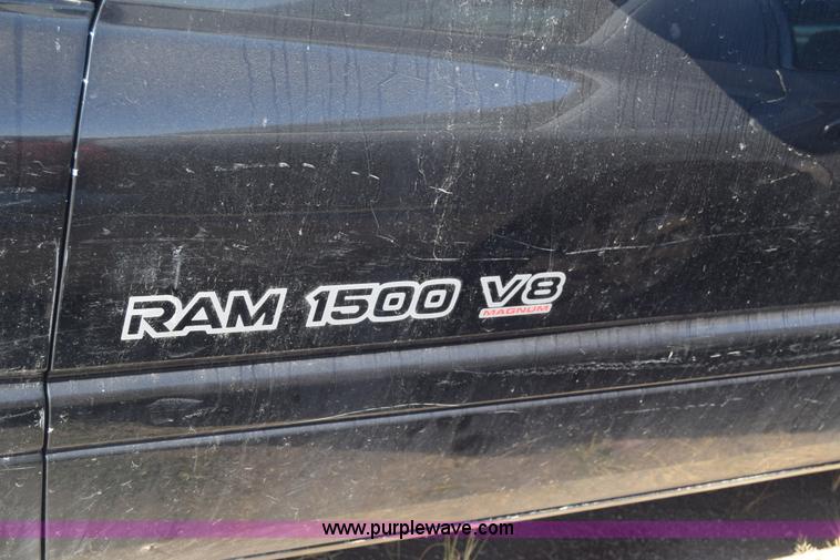 image for item K4838 2001 Dodge Ram 1500 Quad Cab pickup truck