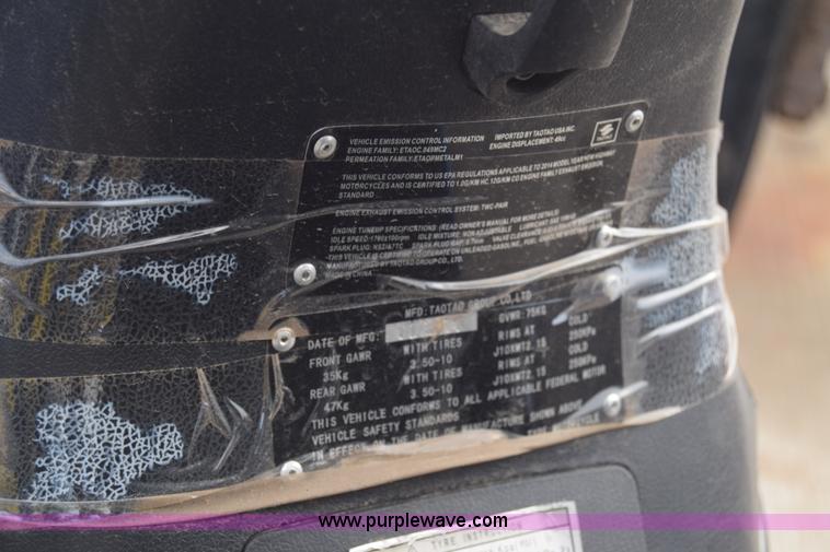 image for item K4926 2014 Taotao moped