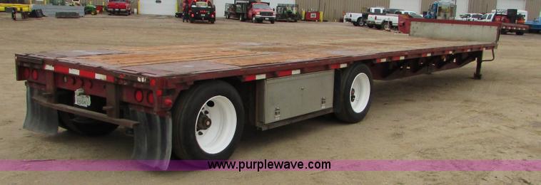 image for item J1690 1993 Trail King drop deck trailer