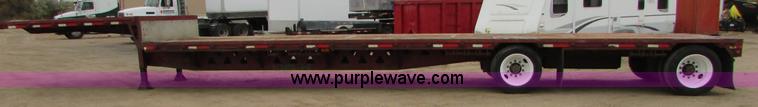 image for item J1690 1993 Trail King drop deck trailer