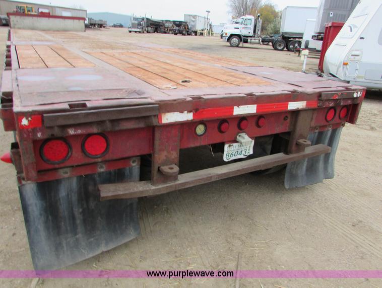 image for item J1690 1993 Trail King drop deck trailer