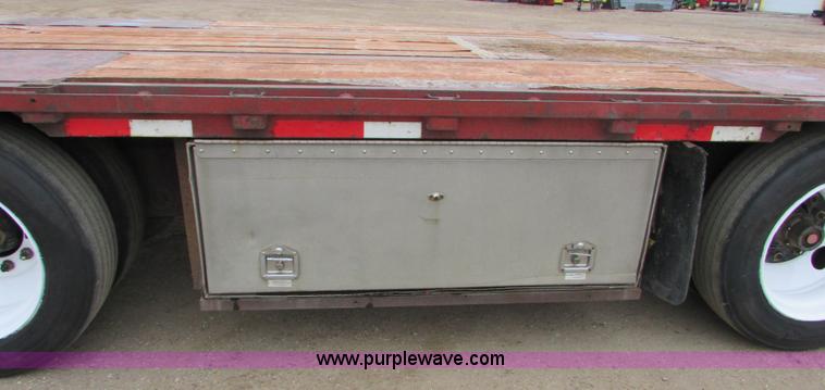 image for item J1690 1993 Trail King drop deck trailer
