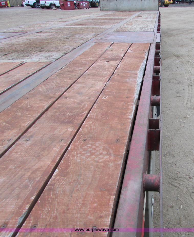 image for item J1690 1993 Trail King drop deck trailer